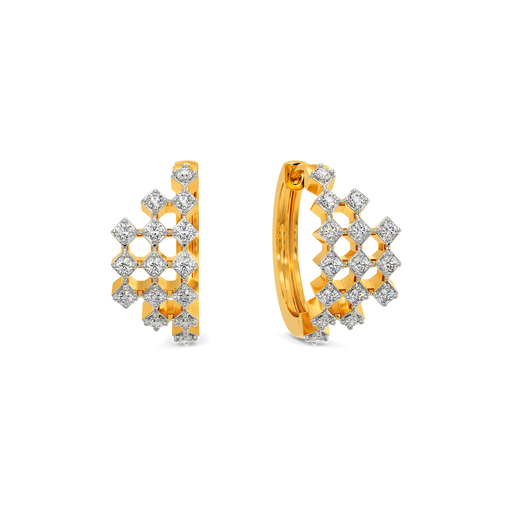 Tartan Obsessed Diamond Earrings