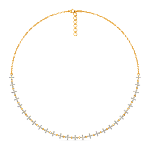 Ode to Tartan Diamond Necklaces