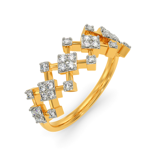 Tartan Glow Diamond Rings