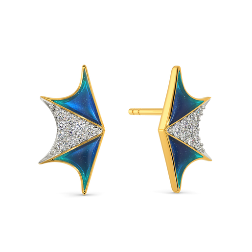 Alien Atomy Diamond Earrings