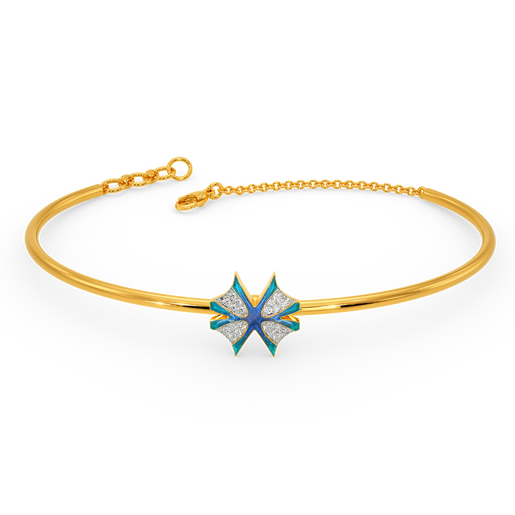 In A Blue Fantasy World Diamond Bangles