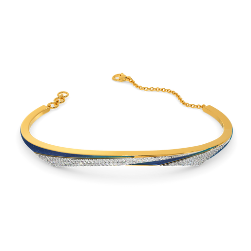 Blue Dreams Diamond Bangles