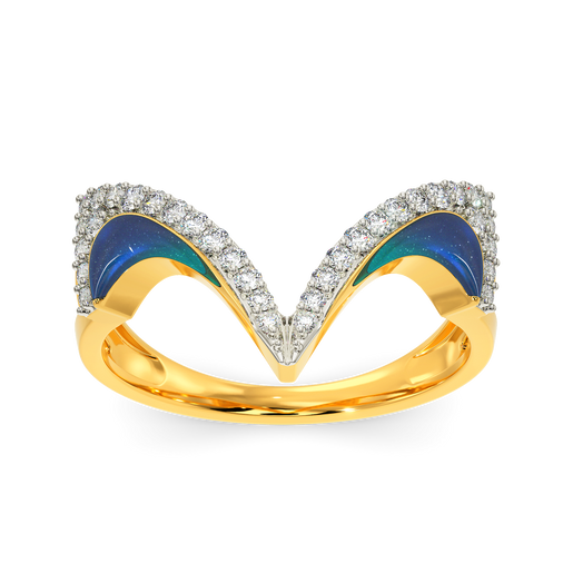Glow In Blue Diamond Rings
