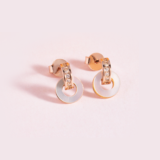 Ocean Glow Silver Earrings