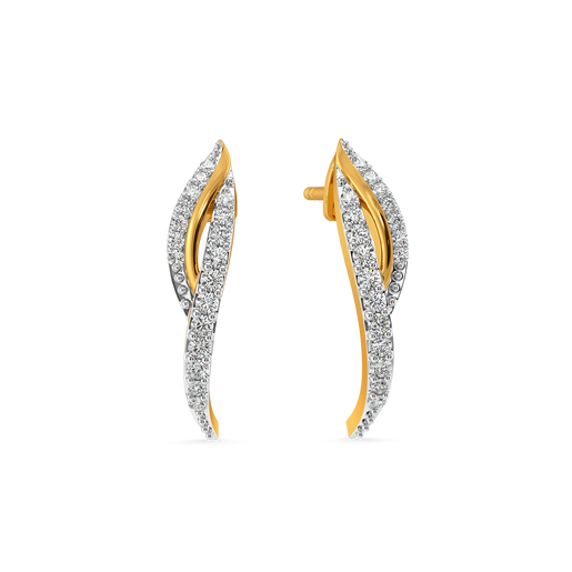Unevenly Chic Diamond Earrings