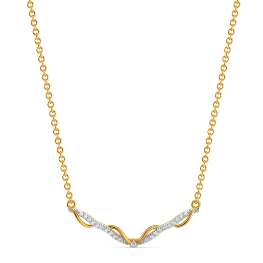 Unevenly Chic Diamond Necklaces