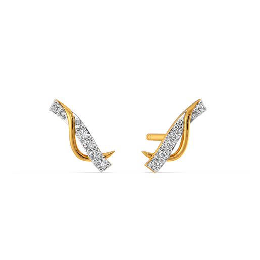 Unevenly Chic Diamond Earrings
