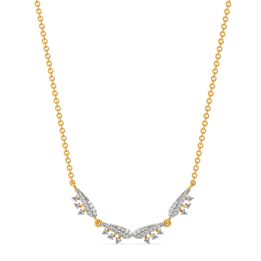 Curve Code Diamond Necklaces