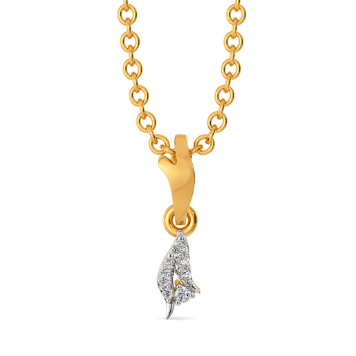 Twist in Style Diamond Pendants