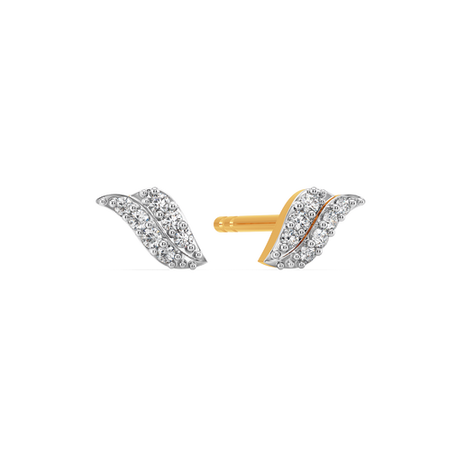 Stripe Story Diamond Earrings