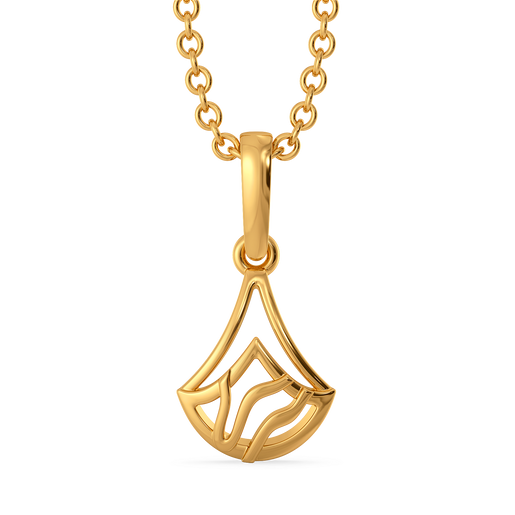 Playful Power Gold Pendants