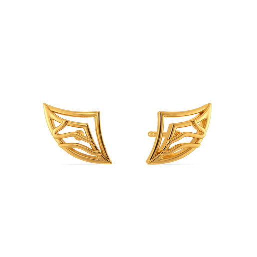 Playful Power Gold Earrings
