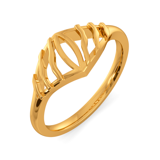 Exotic Allure Gold Rings