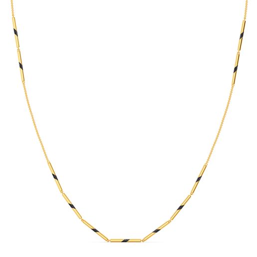 Black Beauty Gold Necklaces