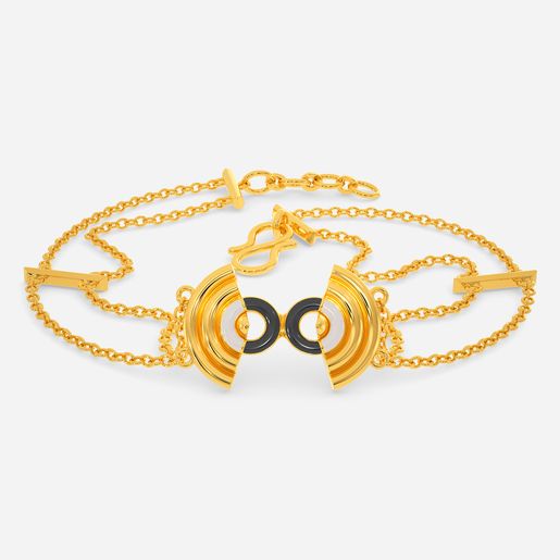 Barcode Bae Gold Bracelets