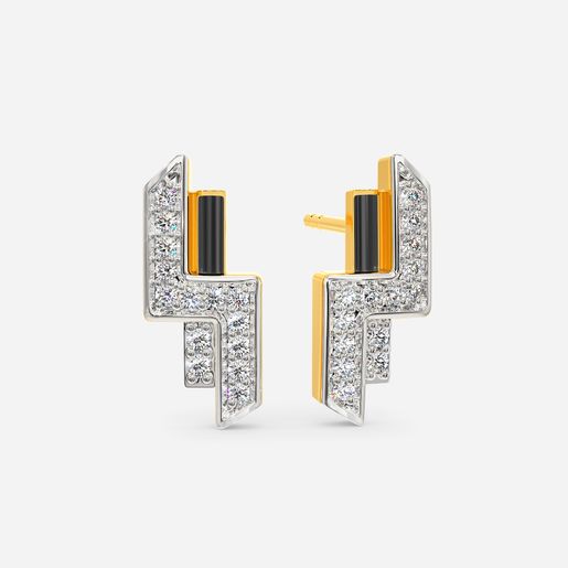 Time to Stripe Diamond Earrings