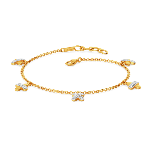 Cross Multiply Diamond Bracelets