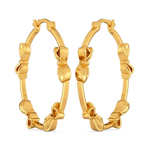 Rain Bows Gold Earrings