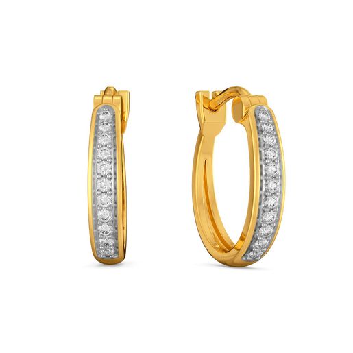 Basic Linears  Diamond Earrings