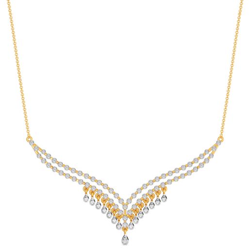 Baggy Drama Diamond Necklaces