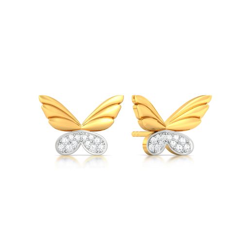 Dreams in Wings Diamond Earrings