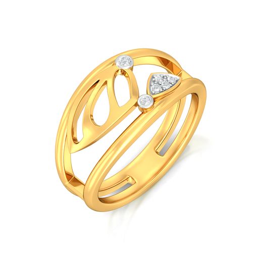 Unravelled Elegance Diamond Rings
