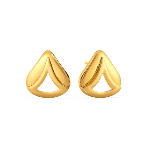 Bold Allure Gold Earrings