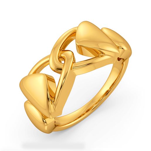 Seamlessly Sensual Gold Rings