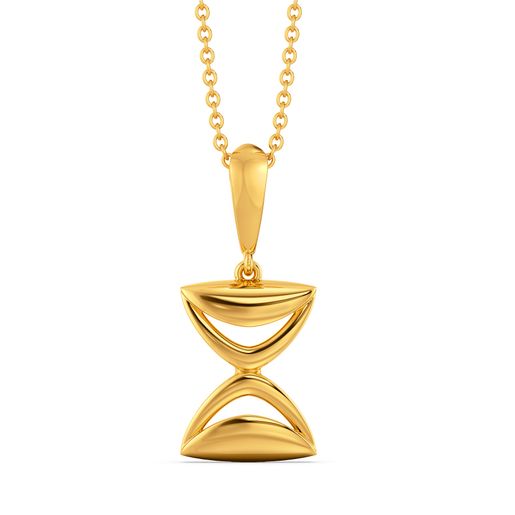 Seamlessly Sensual Gold Pendants