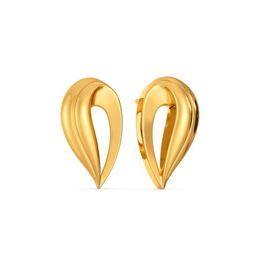Cozy Cuts Gold Earrings