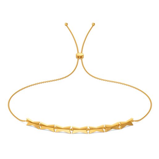 Trimmed Reverie Gold Necklaces