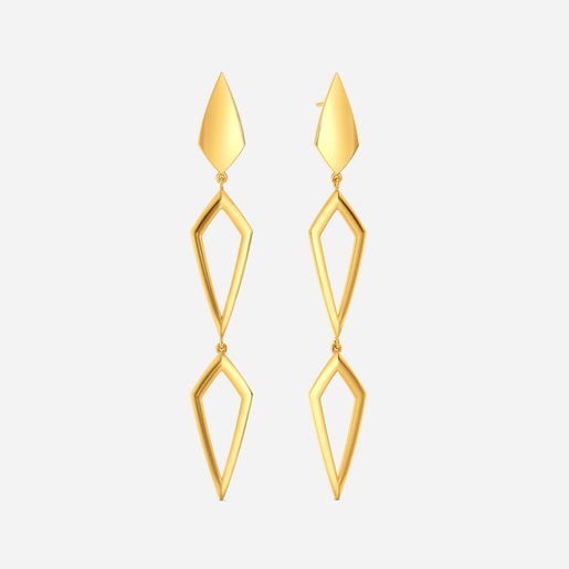 Curves on Fleek Gold Earrings