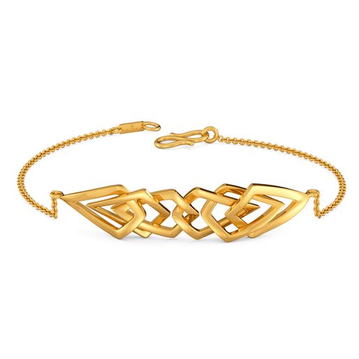 Curves on Fleek Gold Bracelets