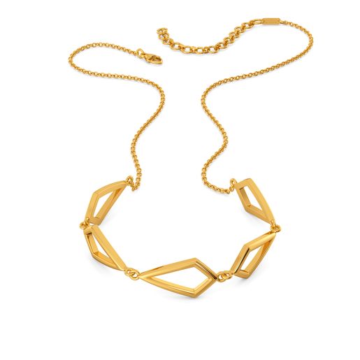 Curves on Fleek Gold Necklaces
