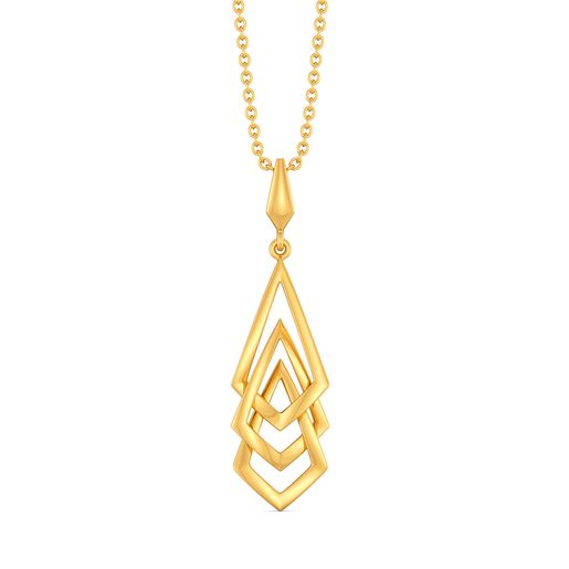 Curves on Fleek Gold Pendants