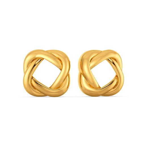 Bare to Bae Gold Stud Earring