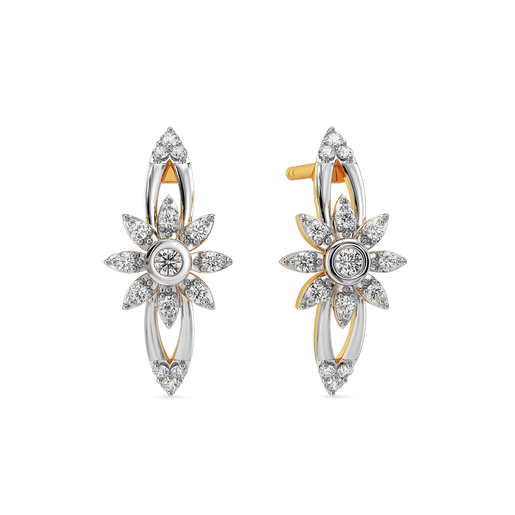 Blooming Florals Diamond Earrings