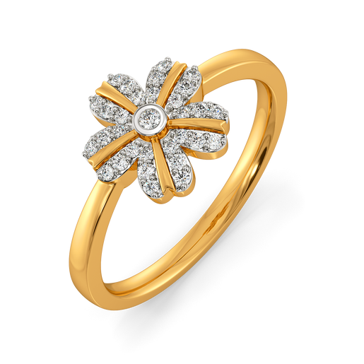 Sunkissed Twirl Diamond Rings