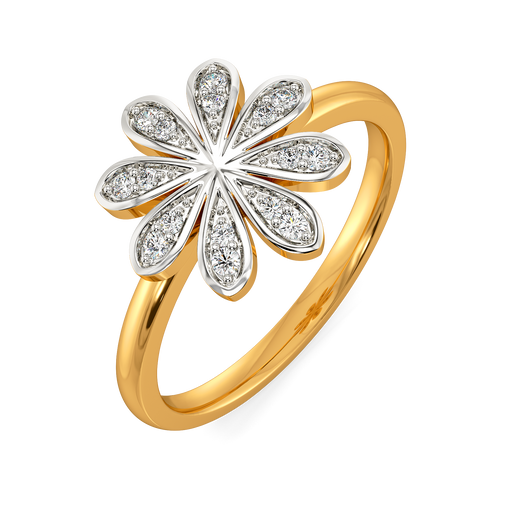 Sunbeam Haze Diamond Rings