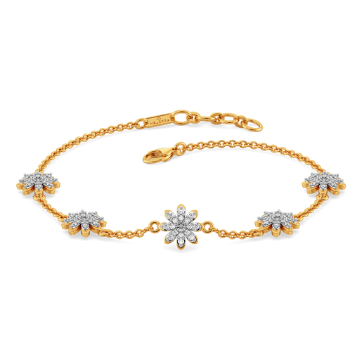 Floral Show Diamond Bracelets