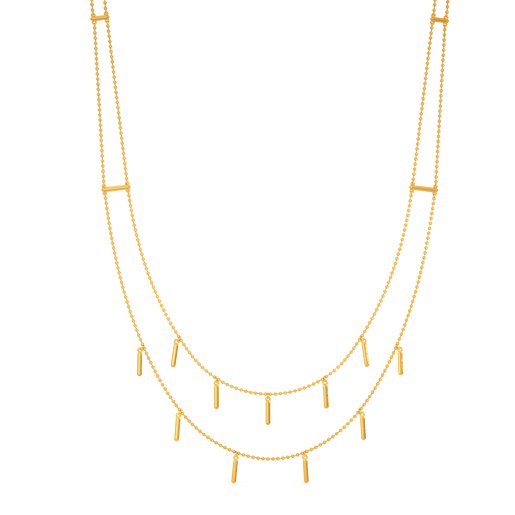 Pop Drop Gold Necklaces