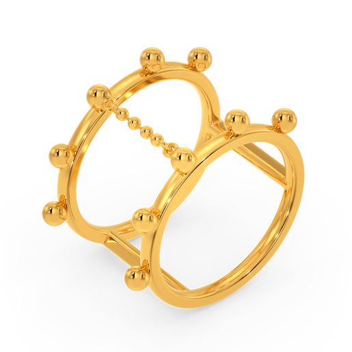 Peek A Boo Gold Rings