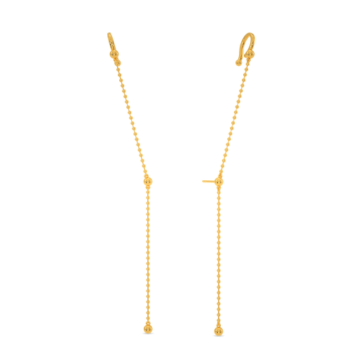 Chained Up Gold Earrings