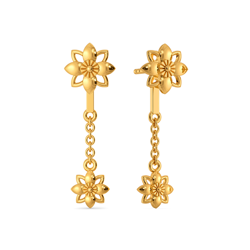 Bloom Aura Gold Earrings