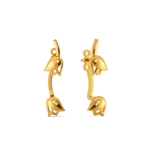 Fleurence Gold Earrings