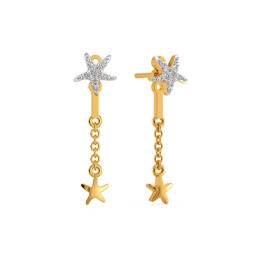 Stellar Shore  Diamond Earrings
