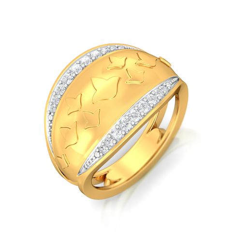 Luminous Lily Diamond Rings