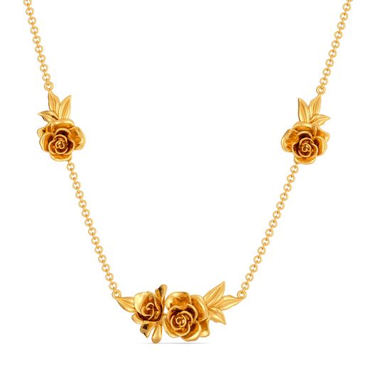Rose Retreat Gold Necklaces