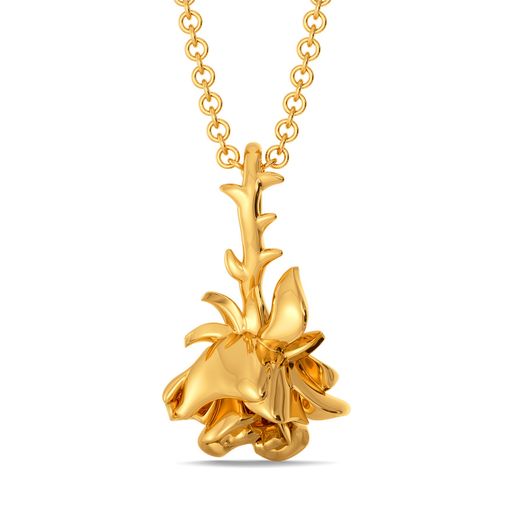 Fiery Love Gold Pendants