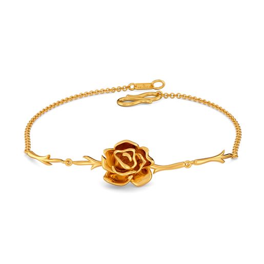 Sinister Bloom Gold Bracelets